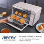 BLACK+DECKER Crisp ‘n Bake™ PRO 6-Slice Digital Air Fry Toaster Oven, 10 Cooking Functions, Convection Countertop Oven, Fits 12” Pizza or 9x13 Pan, 60-Minute Timer, Stainless Steel Accents - Image 3